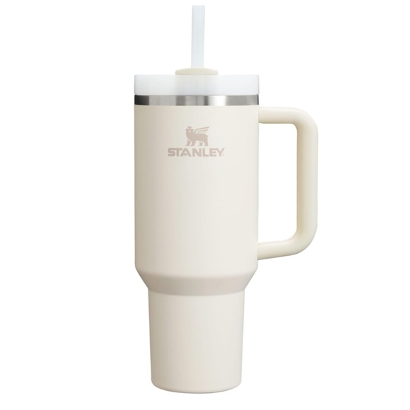 NEW STANLEY Quencher H2.0 Tumbler with Handle and Straw 40 oz | Cream - Picture 1 of 9